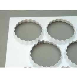 Ausstechmatte Rosette 20-tlg.