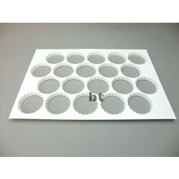 Ausstechmatte Rosette 20-tlg.