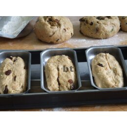 Weihnachtsstollen Backformverband 4-tlg. 500g