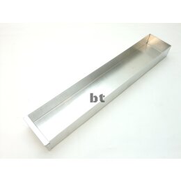 Schnittenblech 58 x 10 cm, Aluminium