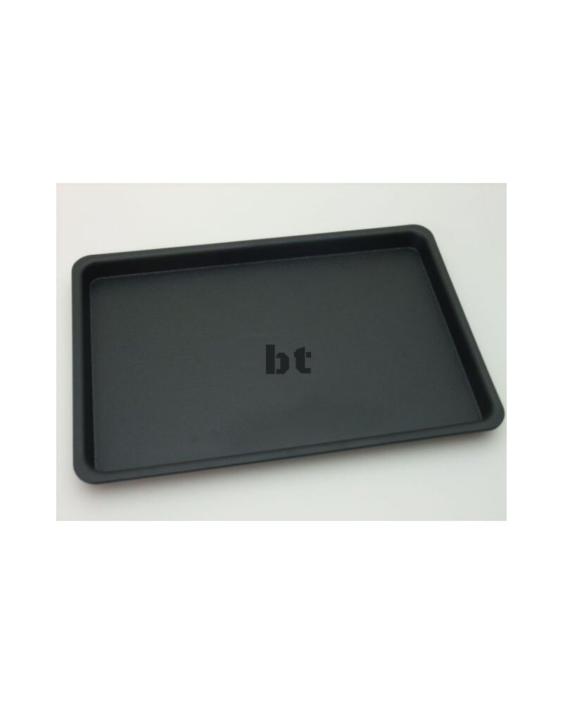 Thekenblech ABS schwarz genarbt 40 x 30 cm Premium