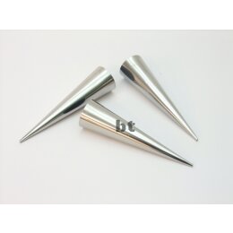 Schillerlockenform 140x35mm Edelstahl