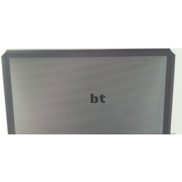 Lochblech 60 x 40 cm, 4-seitiger Rand 45° PTFE beschichtet