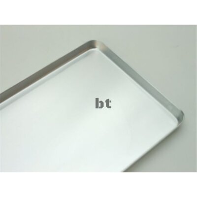 Thekenblech aus Aluminium Champagner eloxiert 60 x 20 cm