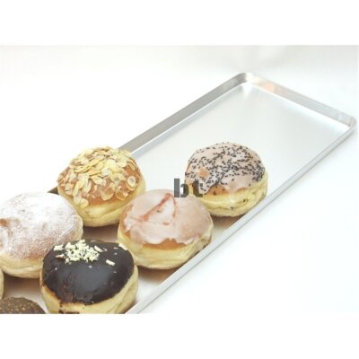 Thekenblech aus Aluminium Champagner eloxiert 60 x 20 cm