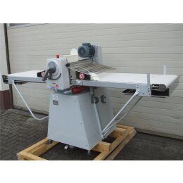 Rondo Sockel-Ausrollmaschine 605 mm Bandbreite, mit kurzen Tischen