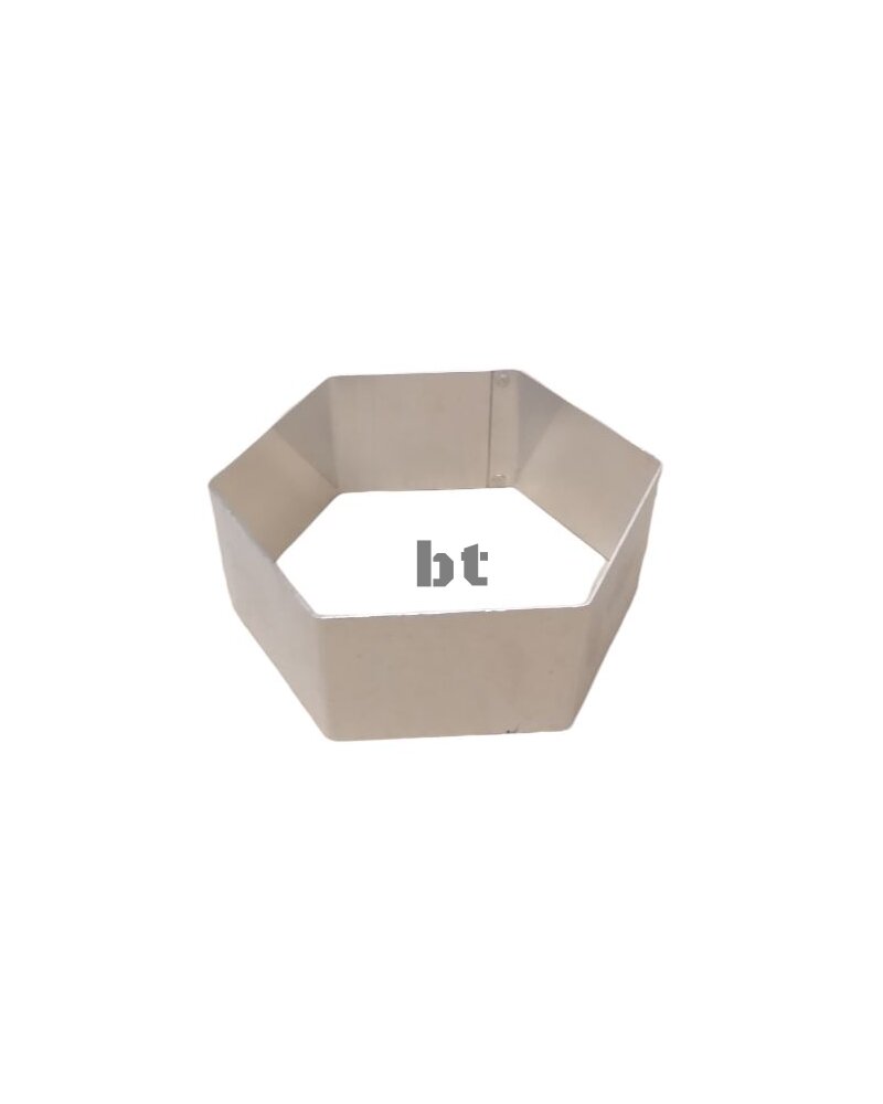 Tortenring 6-eckig, 16 cm Durchmesser