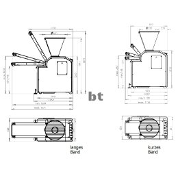 Volumenteigteiler BT-S