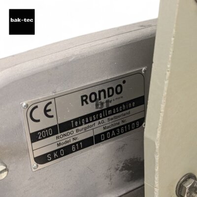 Kombi-Ausrollmaschine SKO 611 Edelstahl-Modell