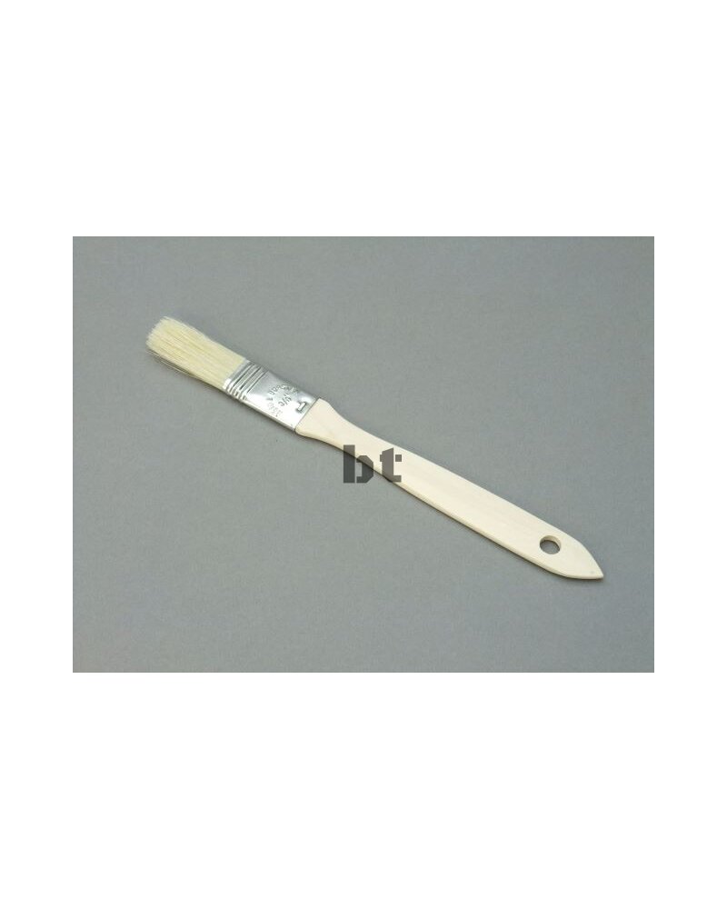 Glasurpinsel flach 20 mm mit Holzgriff